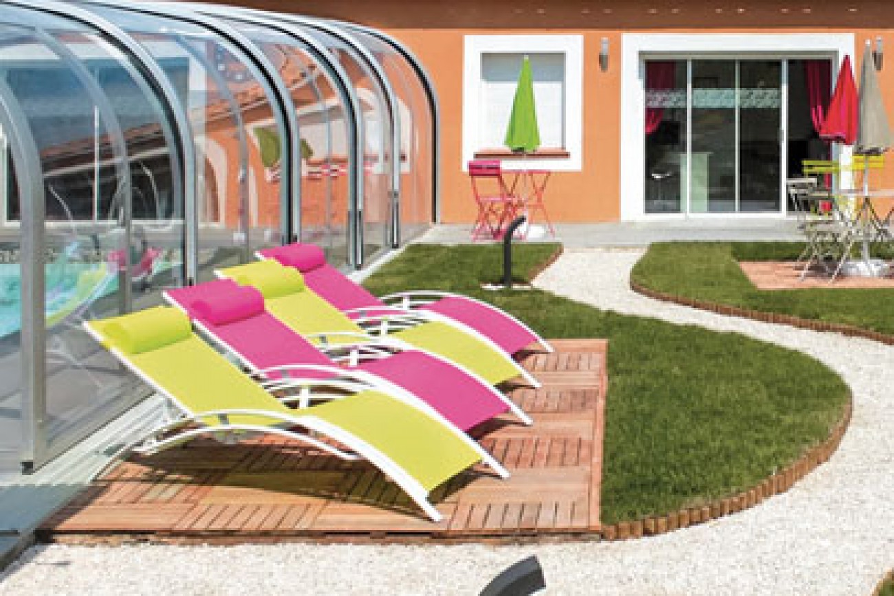 exterieur jardin chambre d'hôtes spa de la sainte baume